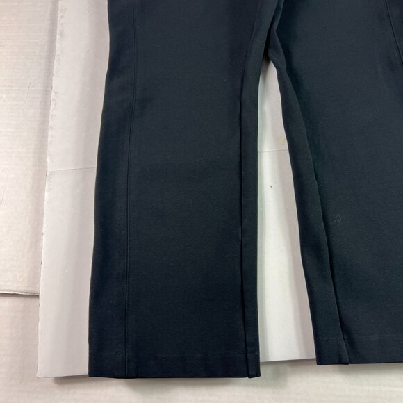 Spanx Ponte Perfect Slim Straight Pants Women 32x25* Black High Rise Crop Tag XL - Picture 4 of 16